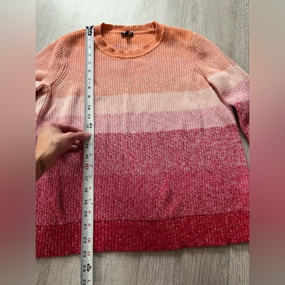 Talbots pima ombré sweater size M - Picture 4 of 7